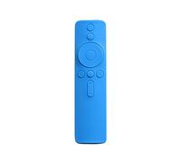 Funda protectora de silicona para control remoto de TV (azul) para Xiaomi Mi Box S/4x Mi Tv Stick Cover Remote