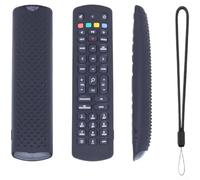 Funda protectora de silicona para control remoto JIO FIBER TV con efecto de brillo optimizado y cordón para una preparación remota consistente (negro)