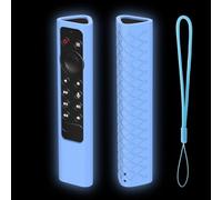 Funda protectora de silicona para control remoto TV Pro con cobertura completa de material lavable y soporte de agarre (azul)