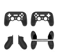 Funda protectora de silicona para controlador 8BitDo Pro3 BT, funda de juego a prueba de golpes con protección de 360 grados, piel resistente al agua, color negro