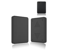 Funda protectora de silicona para disco duro portátil WD Elements de 2 TB, a prueba de polvo, a prueba de golpes y agradable al tacto, color negro
