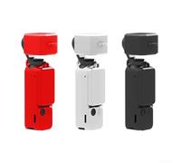 Funda protectora de silicona para DJI para Osmo Pocket 3 con arquitectura 3 en 1 para lente corporal y defensa de pantalla (blanco)