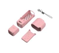 Funda protectora de silicona, para DJI para osmo Pocket 4, con funda para lente, protector de piel ligero a prueba de golpes, para fotografía de viajes y uso diario, carcasa suave (rosa)