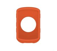 Funda protectora de silicona para Garmin Edge 540 y 840 con protector de pantalla de película templada, color naranja
