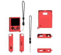 Funda Protectora de Silicona para GKD Pixel 2, Anticaídas y Antiarañazos. Funda Blanda de Color Liso Consola para GKDPixel2. (Rojo)