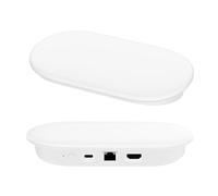 Funda protectora de silicona para Google TV Streamer 4K, funda protectora suave a prueba de polvo para Google TV Streamer 4K TV 2024 (blanco)