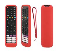 Funda Protectora de Silicona para Hisense Mando a Distancia, EN2P30H EN2J30H EN2D30H EN2B30H EN2N30H EN2A30 EN2G30H, Funda Mando para Hisense, Antideslizante, A Prueba de Golpes, Lavable (Rojo)
