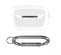 Funda protectora de silicona para JBL For Endurance Race 2 con diseño a prueba de golpes e impermeable para uso en exteriores y entrenamiento (blanco)