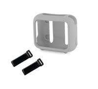 Funda protectora de silicona para JBL Go 4, color gris, a prueba de golpes