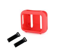 Funda protectora de silicona para JBL Go 4, color rojo, a prueba de golpes