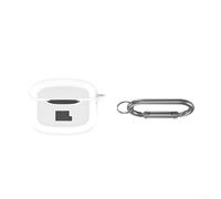 Funda protectora de silicona para jbl Tune Beam 2, suave y antideslizante, color blanco