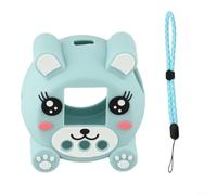 Funda protectora de silicona para juguete digital interactivo Punirunes - 3.25 x 3.1 x 2.3 pulgadas, cubierta ligera a prueba de golpes con recortes precisos, opción de color rosa/azul (azul)