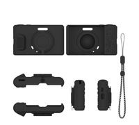 Funda Protectora de Silicona para Kodak Pixpro C1 Cámara Portátil a Prueba de Polvo, Resistente a Los Golpes, Antideslizante, Carcasa Suave, Color Sólido, Ajuste Pixpro C1，Negro