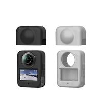 Funda protectora de silicona para lente adecuada para DJI OSMO 360 panorámica de cámara de protección del cuerpo (negro)