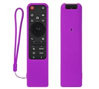 Funda Protectora de Silicona para LG Magic Remote MR25GA, Cubierta Protectora para LG 2025 OLED Smart TV C5 B5 G5 M5 Series Control Remoto - Morado