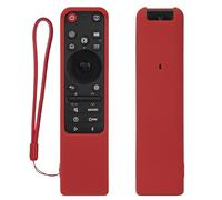 Funda Protectora de Silicona para LG Magic Remote MR25GA, Cubierta Protectora para LG 2025 OLED Smart TV C5 B5 G5 M5 Series Control Remoto - Rojo