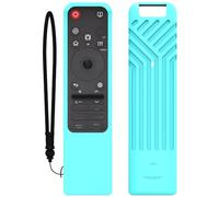 Funda Protectora de Silicona para LG MR25GA Magic Mando a Distancia, Colorida Funda Protectora Antideslizante a Prueba de Golpes con Cordón para MR25GA Magic Mando a Distancia (Azul Luminoso)