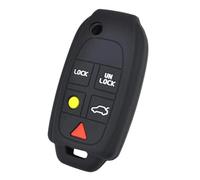 Funda Protectora De Silicona para Llave para Volvo XC70 XC90 S40 S60 S90 S80 C30 C70 C70 V50 V70 V90(Type 3)