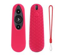 Funda protectora de silicona para Logitech R500S/R500, protector de silicona inalámbrico o con cordón para presentador R500 (rojo rosa)