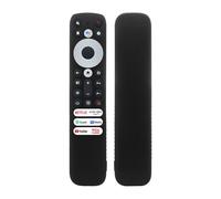 Funda Protectora de Silicona para Mando a Distancia de TCL RC902V FMR1, Funda para el Mando a Distancia de Smart Television Protector de Piel (Negro)
