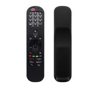 Funda Protectora de Silicona para Mando a Distancia Magic Remote Control para LG AN-MR21GC MR21N/21GA,SFunda Protectora para Mando a Distancia de TV con cordón de Seguridad (Negro)