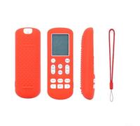Funda protectora de silicona para mando a distancia Samsung ARH-2201 - Piel lavable de alta elasticidad - Diseño antipérdida - Rojo (rojo)