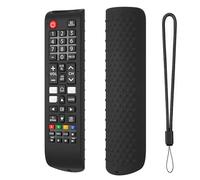 Funda protectora de silicona para mando a distancia Samsung Smart TV BN59-01315A BN59-01315B BN59-01175N BN59-01247A - Funda antideslizante a prueba de golpes con cordón que brilla en la oscuridad