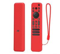 Funda protectora de silicona para mando a distancia Sony RMF TX920U TX910U con funda de ajuste cómodo y práctico cordón para un fácil transporte (rojo)