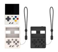 Funda protectora de silicona para Miyoo Mini V4 consola de juegos, silicona suave anti-arañazos anti-caída cubierta protectora para Miyoo Mini V4 Gaming Accesorios (Blanco)