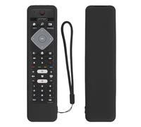 Funda Protectora de Silicona para Philips TV 43PUS7354/12 50PUS7354/12 55PUS7504/12 65PUS8204/12 58PUS7304/12, Funda de Control Remoto para Philips TV Remote, Duradera Lavable - Negro