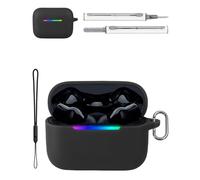 Funda protectora de silicona para Razer Hammerhead V3 X HyperSpeed, protección de cuerpo completo con antigolpes, protección contra arañazos, incluye cordón y kit de limpieza (negro)