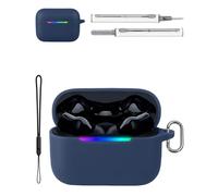 Funda protectora de silicona para Razer Hammerhead V3 X HyperSpeed, protección de cuerpo completo con antigolpes, protección contra arañazos, incluye cordón y kit de limpieza (azul)