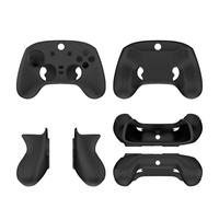 Funda Protectora de Silicona para Razer Wolverine V3 Pro Gaming Controller Anti Drop Dustproof Solid Color Simple and Minimalist Protective Cover (Negro)