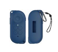 Funda protectora de silicona para Rokid Station Global Edition AR Smart Glasses Player, funda suave anticaídas antiarañazos con llavero y cordón (azul)