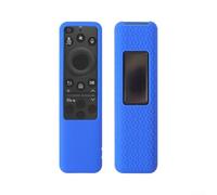 Funda protectora de silicona para Samsung BN59-01480A Control remoto de TV, carcasa de cobertura completa a prueba de golpes con diseño luminoso que brilla en la oscuridad (azul)