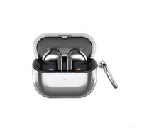 Funda protectora de silicona para Samsung Buds 3 Pro, material transparente que ofrece un ajuste seguro y fácil uso del puerto de carga (transparente)