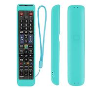 Funda Protectora de Silicona para Samsung Mando a Distancia, BN59-01178B RM-D1078+ BN59-01198Q AA59-00582A, Funda Mando para Samsung, Antideslizante, A Prueba de Golpes, Lavable (Azul Luminoso)