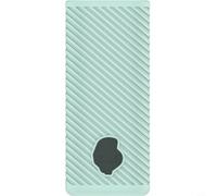 Funda protectora de silicona para Skullcandy Dime para evo, funda suave resistente a los arañazos con botón de fácil acceso, equipo de viaje ligero para auriculares (hierba verde)