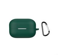 Funda protectora de silicona para Sony LinkBuds Clip WF-LC900 - Cubierta de goma contra caídas - para auriculares Slim Fit para uso diario - Color rojo (verde oscuro)