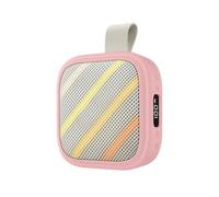 Funda protectora de silicona para Soundcore Boom Go 3i, cobertura completa 360, a prueba de golpes, polvo, antihuellas, lavable, recortes de precisión, antideslizante, color rosa