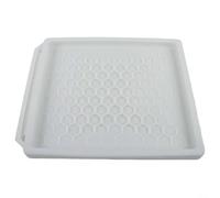 Funda protectora de silicona para Starlink Mini con etiqueta engomada de señal segura, ligera para exterior (blanco)