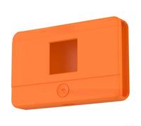 Funda protectora de silicona para TP-Link M7350 - Funda rígida a prueba de golpes para enrutador WiFi móvil de viaje (naranja)