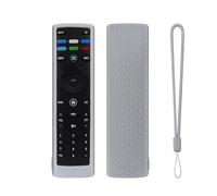 Funda Protectora de Silicona para VIZIO XRT140R/136R, Funda Protectora para Mando a Distancia Soporte Protector con cordón (Solo Funda) (Blanco)