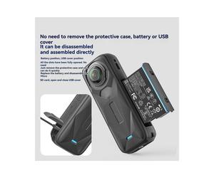 Funda Protectora de Silicona para X5. Funda de Silicona para Cámara Deportiva. Resistente Al Polvo y la Suciedad. Protección Contra