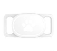 Funda protectora de silicona para Xiaomi Tag, cubierta suave que absorbe los golpes con soporte para collar de mascotas, para perro y gato, antipérdida (B)