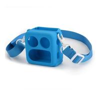 Funda protectora de silicona para Yoto Mini 2024 Player Kids Audio Skin Cover con correa para el hombro, fácil de llevar, ajuste duradero (azul oscuro)