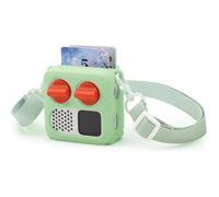 Funda protectora de silicona para Yoto Mini 2024 Player Kids Audio Skin Cover con correa para el hombro, fácil de llevar, ajuste duradero (verde)