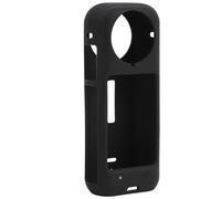 Funda Protectora de Silicona Resistente a Caídas para Cámara de Acción, Carcasa Suave para Cámara Deportiva Panorámica X4, Evita Huellas Dactilares, Color Negro