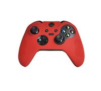 Funda protectora de silicona suave antideslizante de color rojo para el mando Elite de Microsoft Xbox One