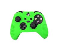 Funda protectora de silicona suave antideslizante de color verde para el mando Elite de Microsoft Xbox One